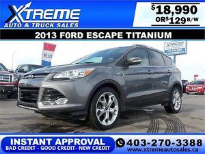  Ford Escape Titanium 4WD $129 BI-WEEKLY APPLY NOW DRIVE