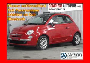  Fiat 500 Lounge *Cuir Rouge,Toit, Mags