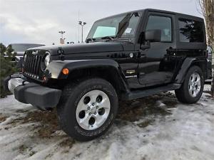  JEEP WRANGLER SAHARA LOW KMS & READY FOR THE WINTER