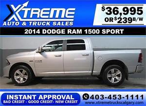  DODGE RAM SPORT CREW **INSTANT APPROVAL** $0 DOWN