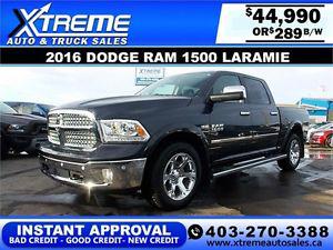  Dodge Ram  Laramie $289 BI-WEEKLY APPLY NOW DRIVE