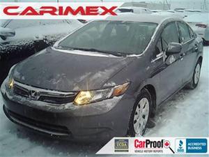  Honda Civic LX CERTIFIED + E-Tested