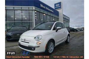  Fiat 500C Lounge Soft top Bluetooth Heated Leather