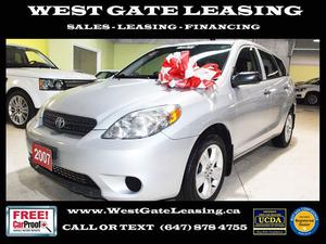  Toyota Matrix CERTIFIED NO ACCIDENTS
