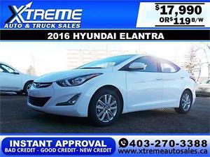  Hyundai Elantra Sport $119 bi-weekly APPLY NOW DRIVE