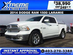  Dodge Ram  Laramie $249 bi-weekly APPLY NOW DRIVE
