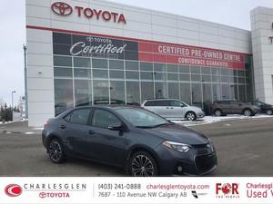  Toyota Corolla S CVT Upgrade Package