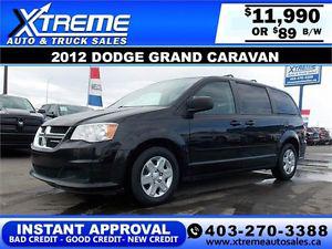  Dodge Grand Caravan $99 bi-weekly APPLY NOW DRIVE NOW