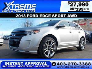  Ford Edge SPORT AWD $199 BI-WEEKLY APPLY NOW DRIVE NOW