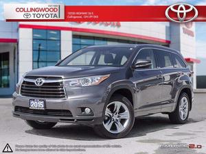  Toyota Highlander LIMITED AWD NAVIGATION AND ONE OWNER
