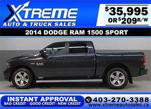  DODGE RAM SPORT CREW *INSTANT APPROVAL* $0 DOWN