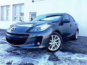  Mazda MAZDA3 GT, HEATED & LEATHER SEATS, BLUETOOTH.