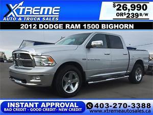  Dodge Ram  Bighorn $239 INSTANT APPROVAL APPLY NOW