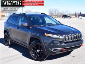  Jeep Cherokee Trailhawk V6 4x4 w/Sunroof & Leather