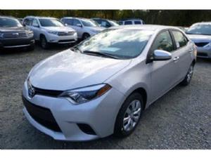  Toyota Corolla LE CVT w/ Excess Wear Protection !!