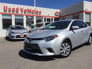  Toyota Corolla CVT LE - 1 Owner / Back up Cam / Only