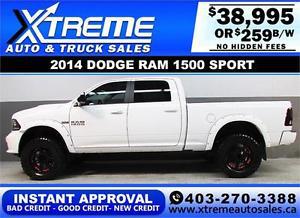  DODGE RAM SPORT LIFTED *INSTANT APPROVAL* $0 DOWN