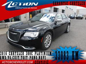  Chrysler 300C AWD,PLATINUM,CUIR,TO