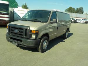  Ford Econoline E-250 cargo van with rear shelving