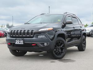  Jeep Cherokee TRAILHAWK! SAFETYTEC GROUP! SUNROOF! 4X4!