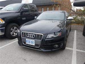  Audi S4 3.0 LEATHER, SUNROOF, EXTENDED WARRANTY TILL