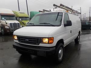 Ford E-350 Cargo Van w/ Shelving, Ladder Rack & Onan