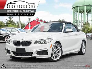  BMW 228i 228xi Convertible, Premium pkg, M sport pkg.