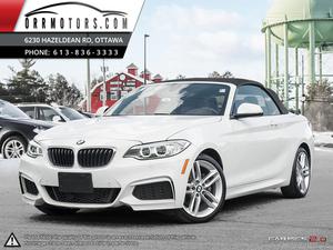  BMW 228i 228xi Convertible, Premium pkg, M sport pkg.