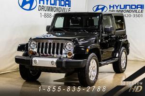  Jeep Wrangler SAHARA + 4X4 + 2 TOITS + 18'' + CRUISE +