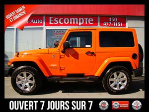  Jeep Wrangler SAHARA 4X4 AIR BLUETOOTH TRÈS RARE