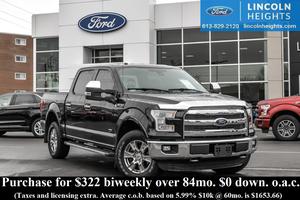  Ford F-150 LARIAT FX4 SUPERCREW 5.5' BED 4WD - LEATHER