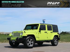  Jeep Wrangler Unlimited Sahara 4x4, GPS, Remote Start