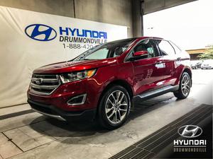  Ford Edge TITANIUM AWD + GARANTIE + NAVI + CUIR +