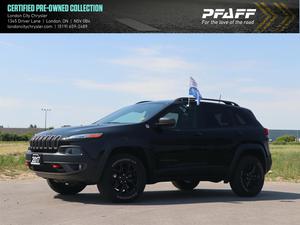  Jeep Cherokee TRAILHAWK 4X4, LEATHER, GPS, SUNROOF