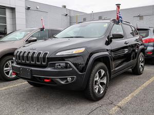  Jeep Cherokee 4X4 TRAILHAWK LEATHER, HEATED AND COOLING
