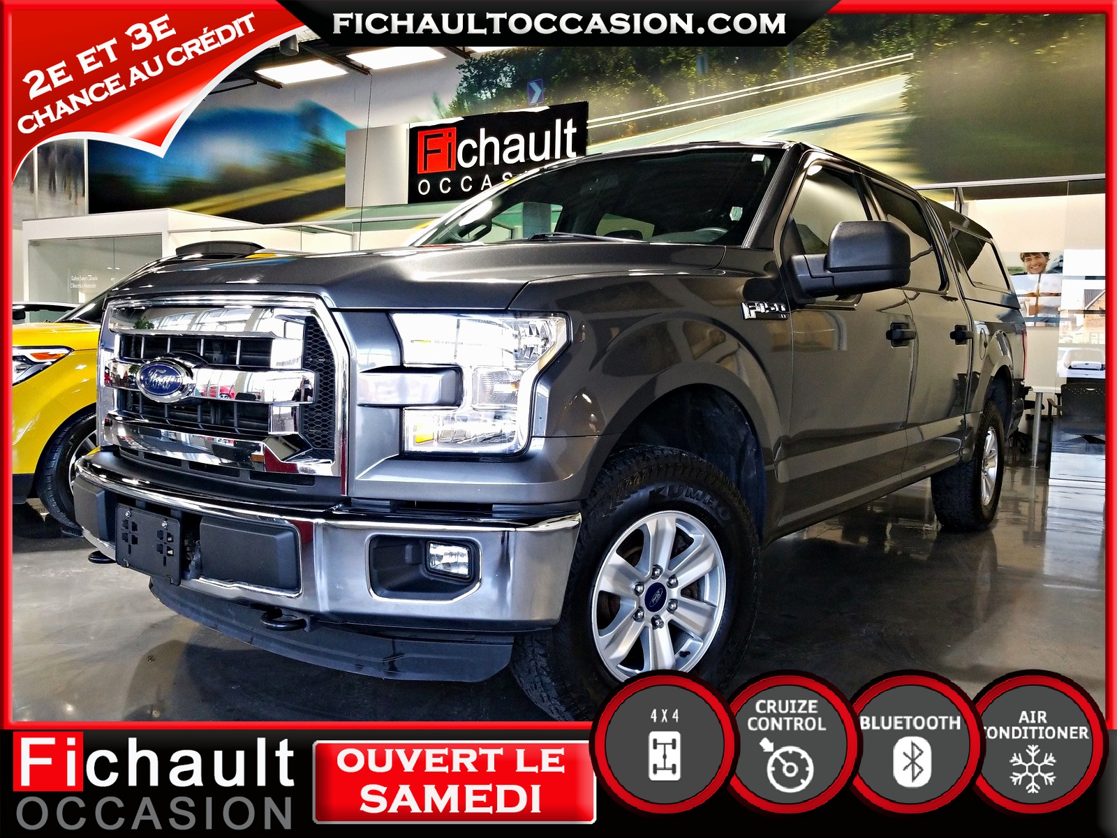  Ford F-150 CAB SUPERCREW 4X4 XLT*** CAMERA DE RECUL