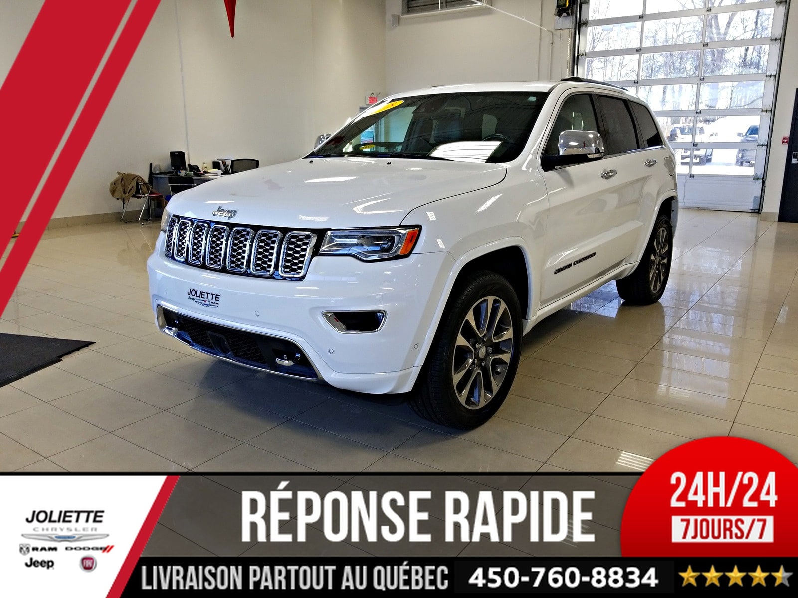  Jeep Grand Cherokee OVERLAND, 4X4, CUIR