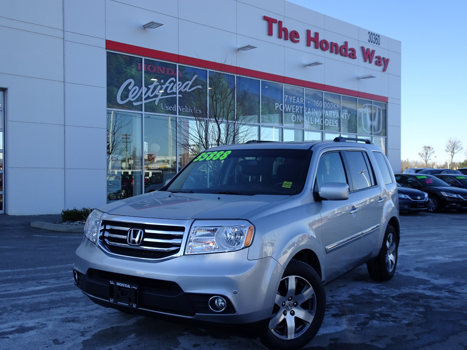  Honda Pilot TOURING 4WD 5-SPD AT WITH DVD WARRANTY