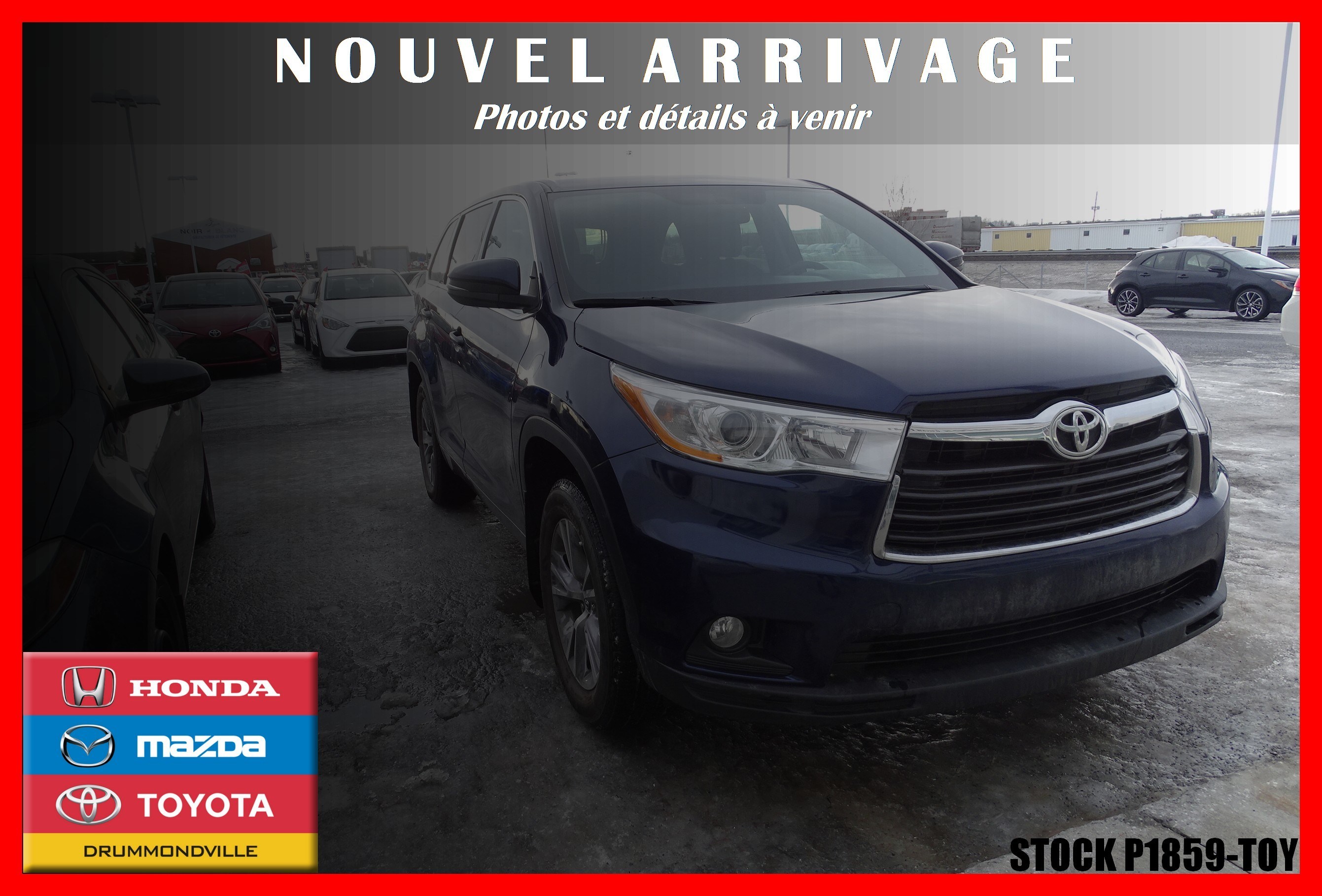  Toyota Highlander LE +TRACTION