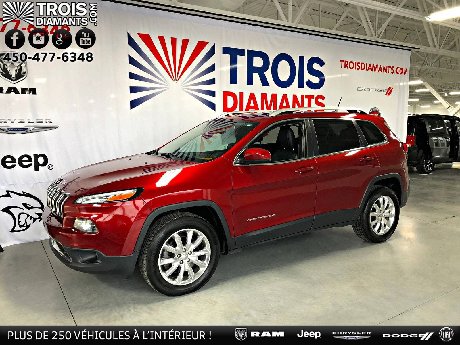  Jeep Cherokee LTD NAV TOIT PANO