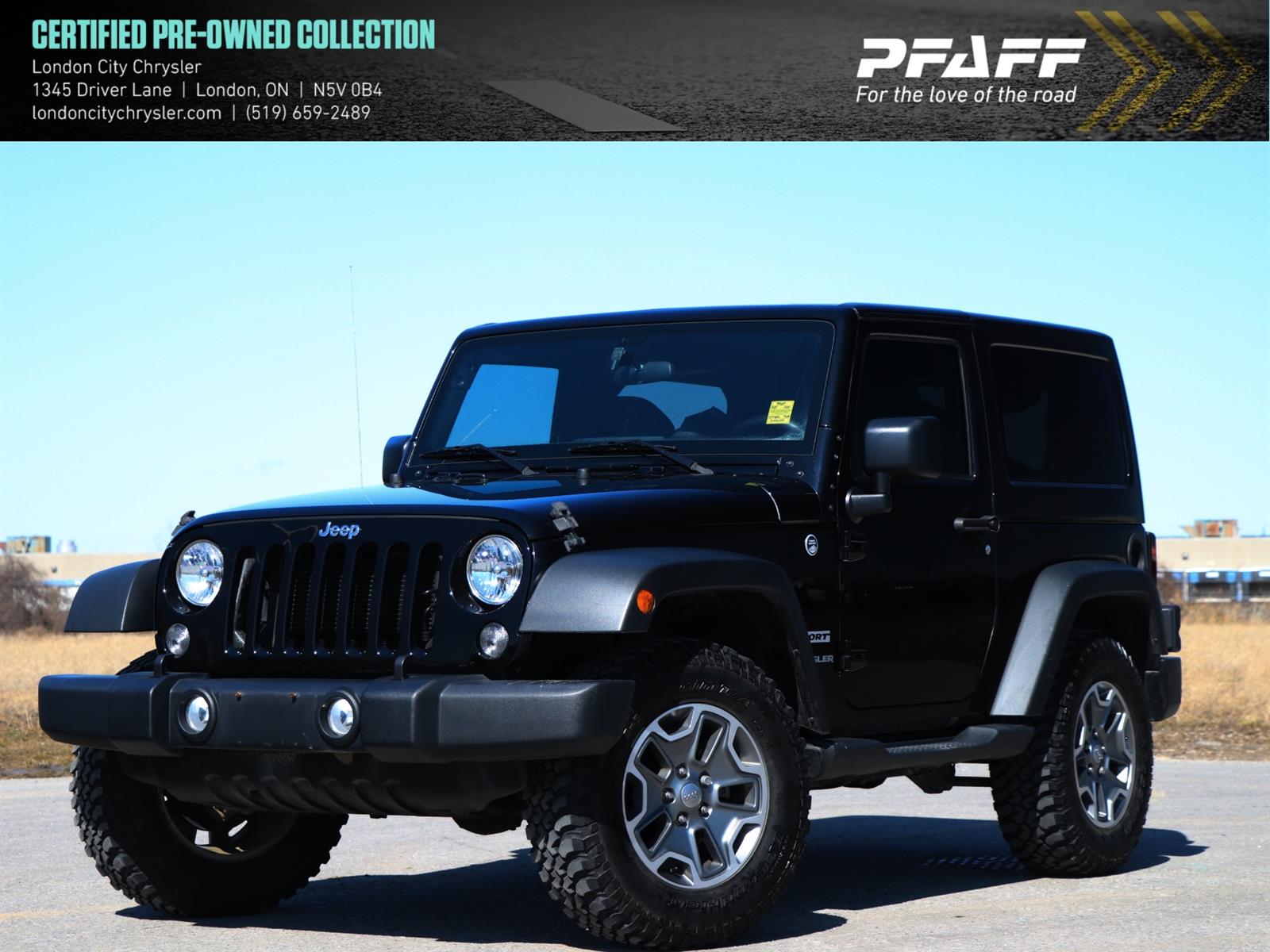  Jeep Wrangler SPORT! UCONNECT! DUAL TOP GROUP!