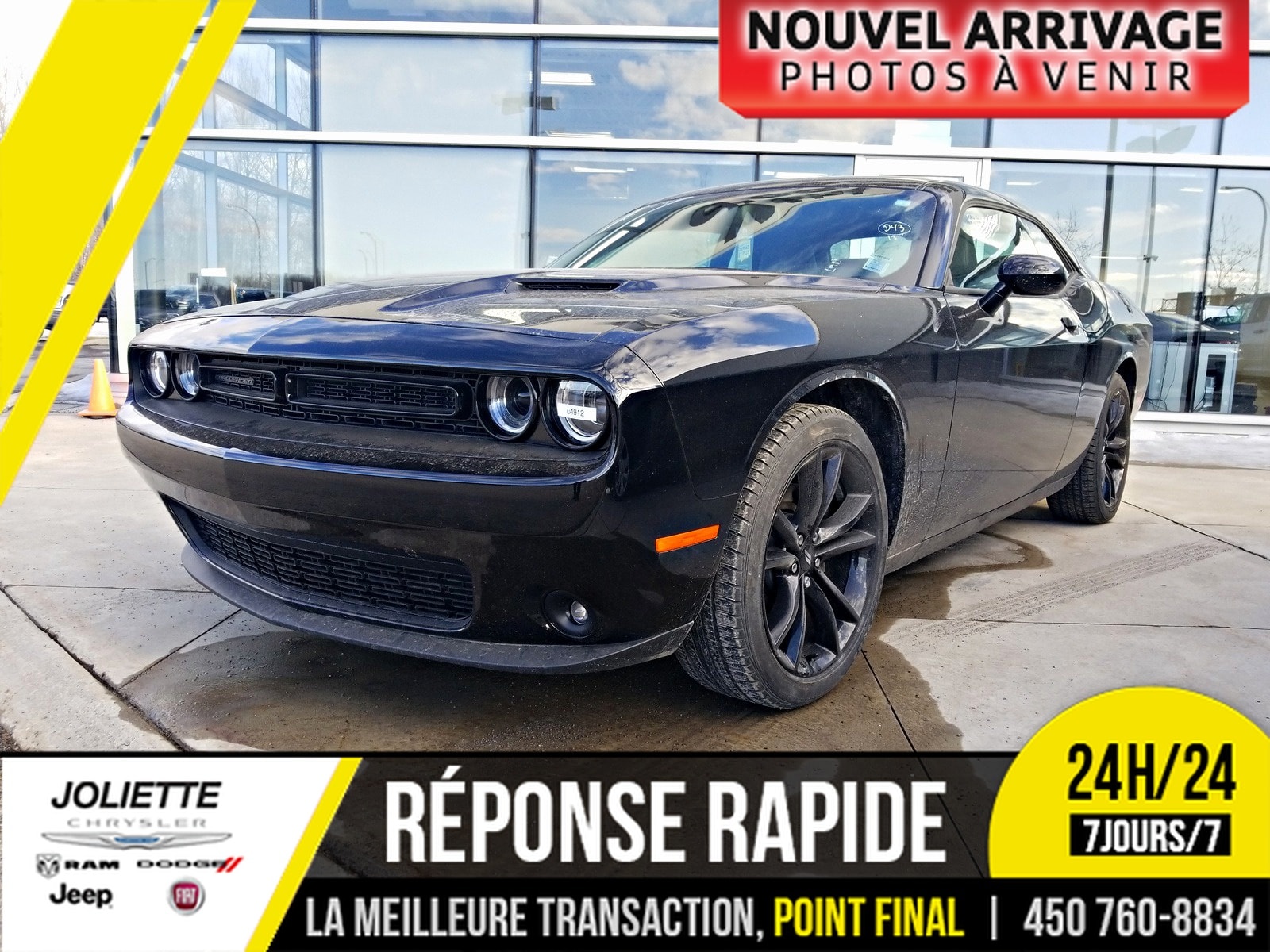  Dodge Challenger SXT PLUS, BLACK TOP