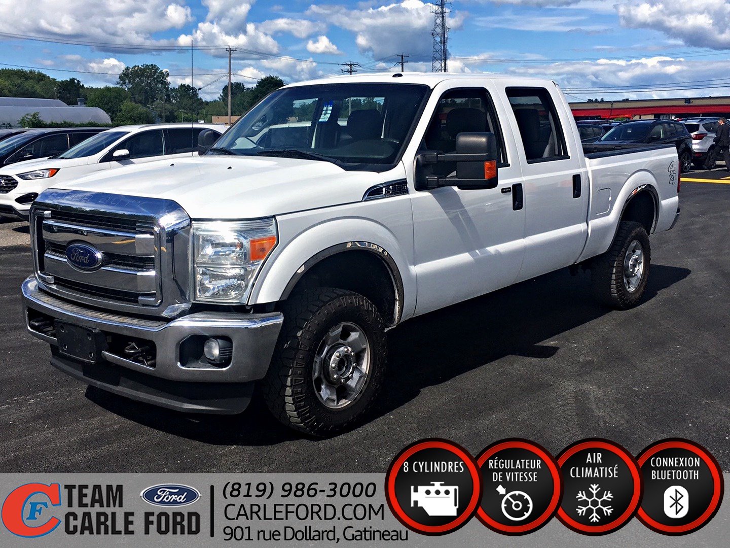  Ford F-350 CREWCAB 4X4 6.5P 6.2L