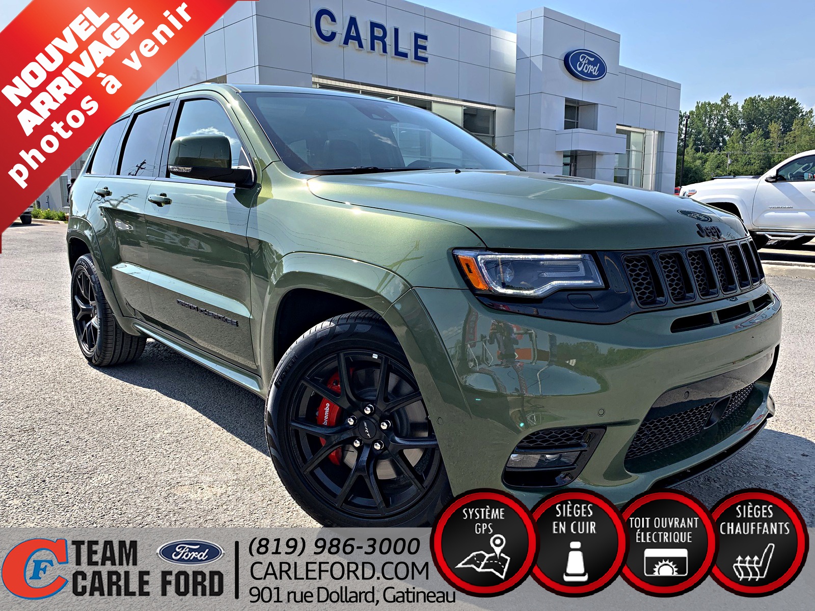  Jeep Grand Cherokee JEEP SRT , TOIT OUVRA