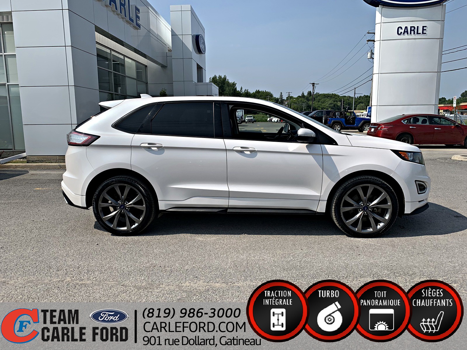  Ford Edge FORD SPORT , AWD, TOIT PANORAMI
