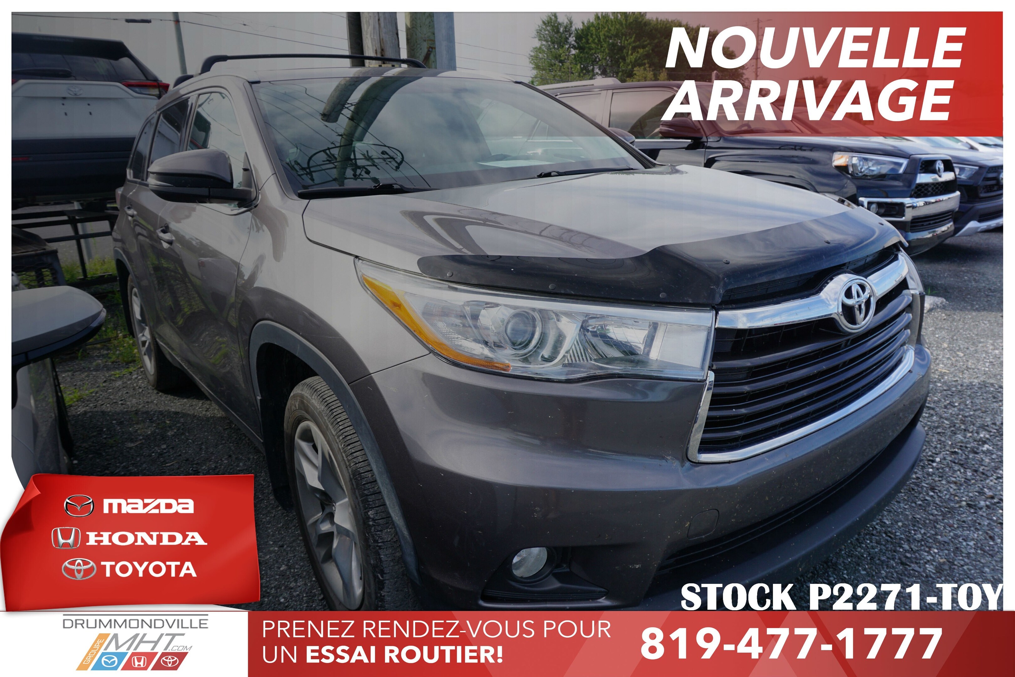  Toyota Highlander LTD TOIT PANO CUIR