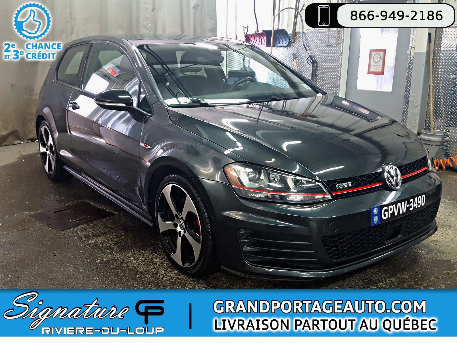  Volkswagen Golf GTI AUTOBAHN 3 PORTES MANUELLE *DRIVER