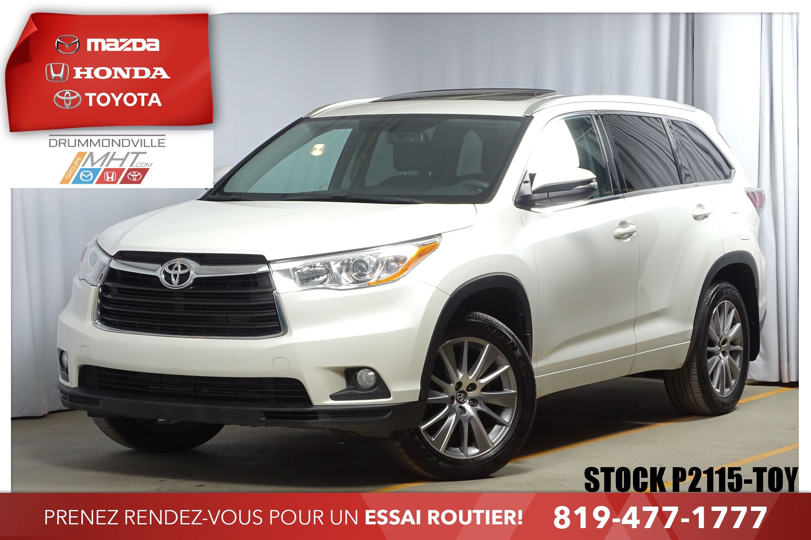  Toyota Highlander XLE TOIT CUIR