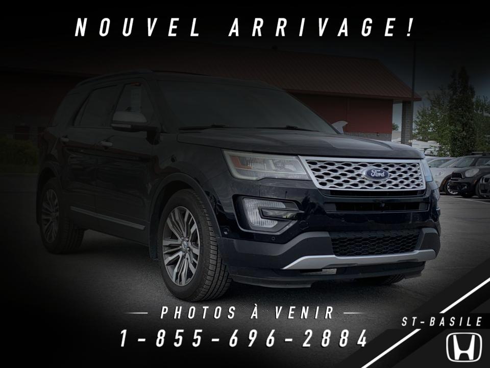  Ford Explorer PLATINIUM + NAVI + CUIR + TOIT + WOW !!