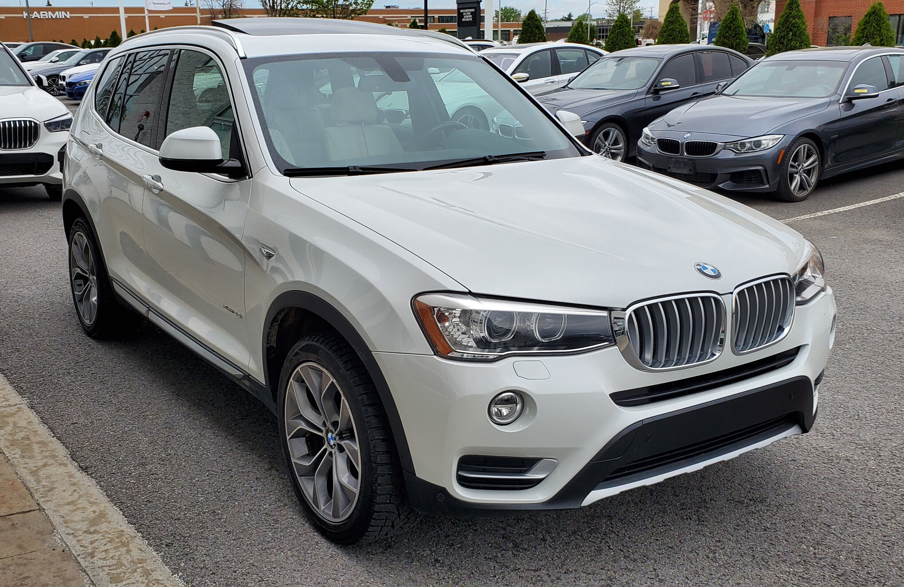  BMW X3 XDRIVE35I WHITE ON